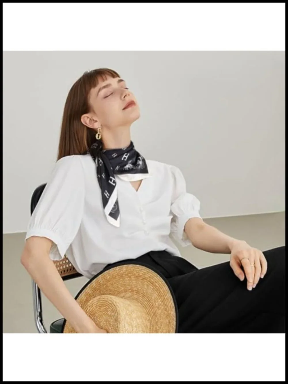 Silky Satin Square Scarf for Women - Headscarf, Neckerchief, Hair Wrap 27.5